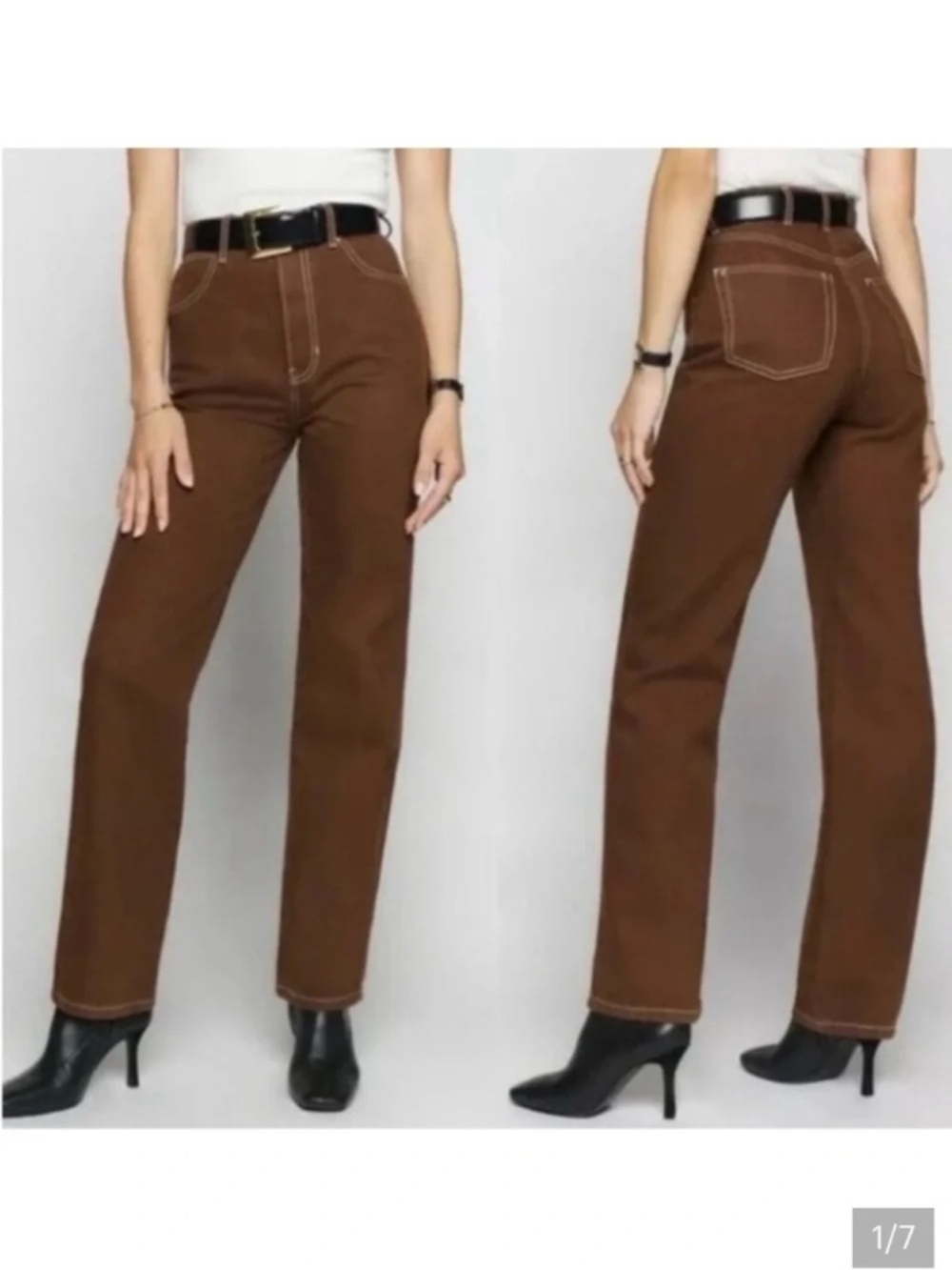 REFORMATION Cowboy high rise jeans